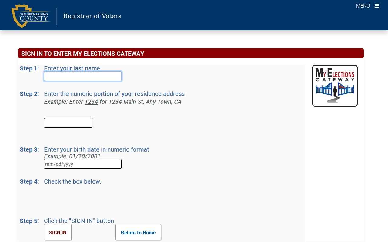 Rialto people search My Elections Gateway voter lookup